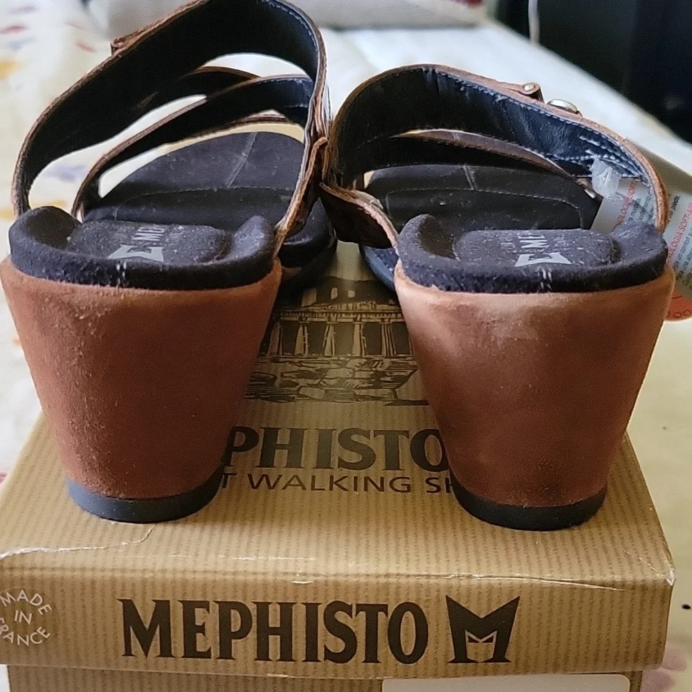 Mephisto Caterina Leopard Sandal - Picture 4 of 6